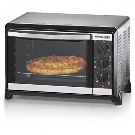 Rommelsbacher BG 1055/E fornetto con tostapane 18 L Nero, Acciaio inossidabile Grill (BG 1055/E)