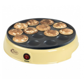 Bestron APFM700SD crepiera 14 crepe 800 W Nero, Giallo (APFM700SD)