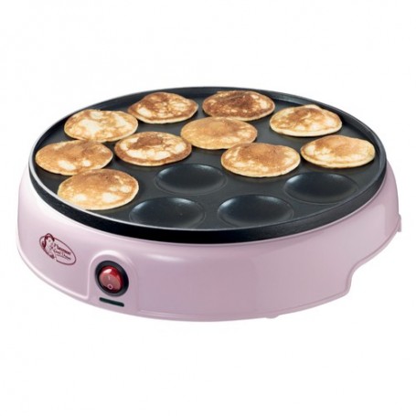 Bestron APFM700SDP crepiera 14 crepe 800 W Nero, Rosa (APFM700SDP)