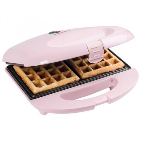 Bestron ASW401P piastra per waffle 2 waffle 700 W Rosa (ASW401P)