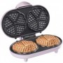 Bestron ADWM1000P piastra per waffle 10 waffle 1000 W Rosa (ADWM1000P)