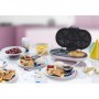 Bestron ADWM1000P piastra per waffle 10 waffle 1000 W Rosa (ADWM1000P)