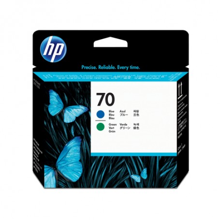 HP Testina di stampa blu e verde DesignJet 70 (C9408A)