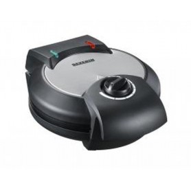 Severin WA 2103 piastra per waffle 4 waffle 1200 W Nero, Argento (WA 2103)