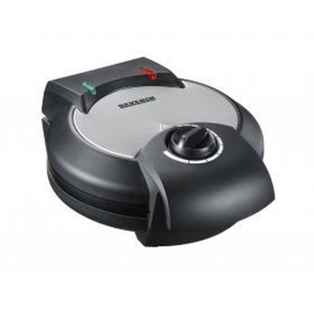 Severin WA 2103 piastra per waffle 4 waffle 1200 W Nero, Argento (WA 2103)
