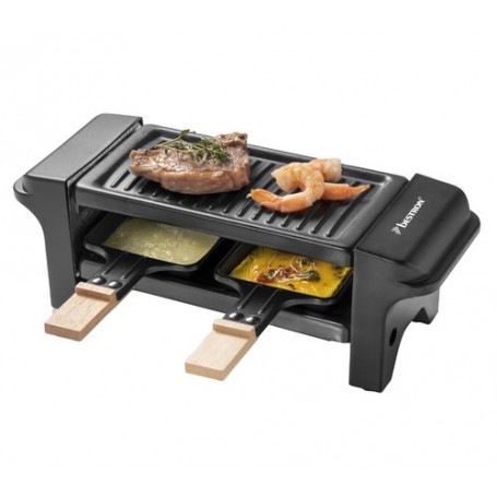 Bestron ARG150BW griglia per raclette 2 persona(e) 350 W Nero (ARG150BW)