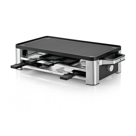 WMF Lono 04.1504.0011 griglia per raclette 8 persona(e) 1500 W Nero, Cromo (04.1504.0011)