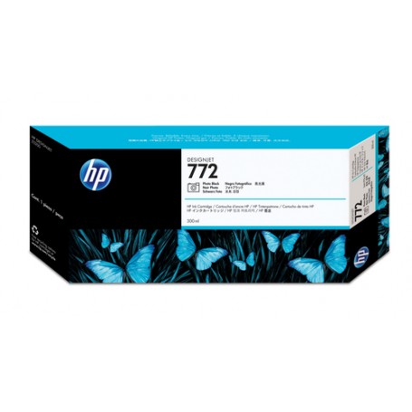 HP Cartuccia inchiostro nero fotografico DesignJet 772, 300 ml (CN633A)