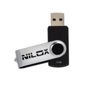 Nilox 8GB USB2.0 unità flash USB USB tipo A 2.0 Nero (U2NIL8BL001)