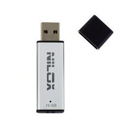 Nilox 16GB USB3.0 unità flash USB USB tipo A 3.2 Gen 1 (3.1 Gen 1) Argento (U3NIL16BL002)