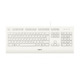 Logitech K280e tastiera USB QWERTZ Tedesco Bianco (920-008319)
