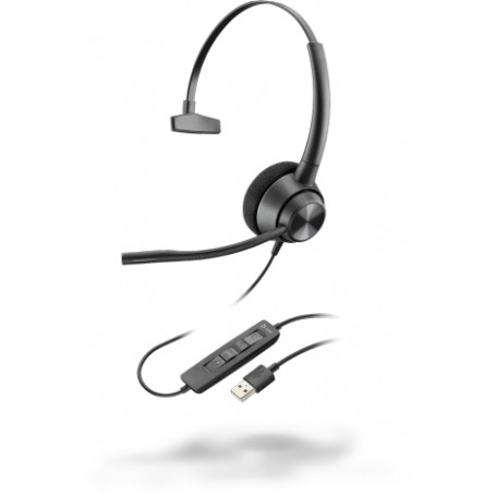 POLY EncorePro 310 Cuffia Padiglione auricolare USB tipo A Nero (214568-01)