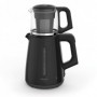 Arzum AR3061 teiera in vetro per la preparazione del tè 2,7 L 1700 W Nero, Grigio (AR3061)