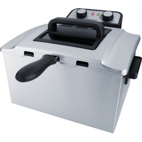 Steba DF 300 Doppia 5 L 3000 W Nero, Acciaio inossidabile (26.30.00)