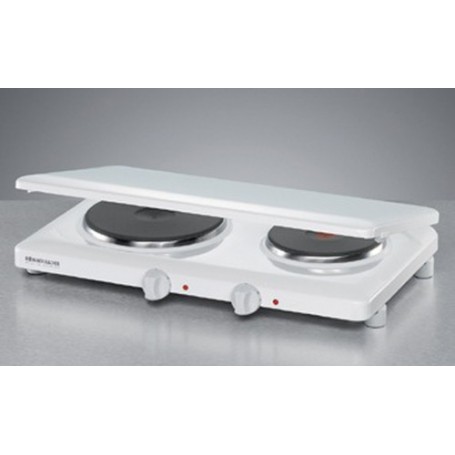 Rommelsbacher THL 3097/A piano cottura Bianco Superficie piana Piastra sigillata 2 Fornello(i) (THL 3097/A)