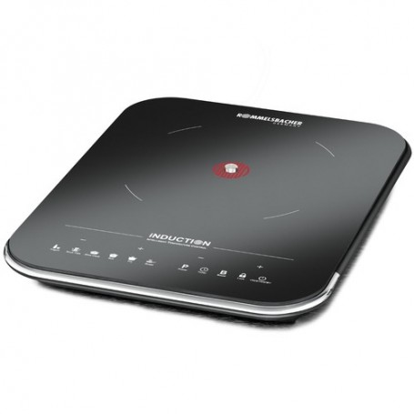 Rommelsbacher CTS 2000/IN piano cottura Nero, Argento Superficie piana Piano cottura a induzione 1 Fornello(i) (CTS 2000/IN)