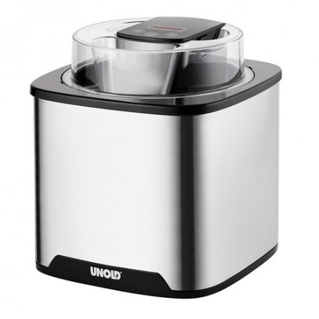 Unold Gelato Gelatiera tradizionale 1,5 L 12 W Nero, Acciaio inossidabile (48855)