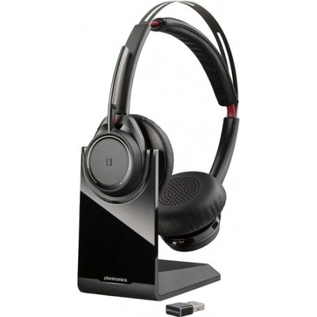 POLY Voyager Focus UC Cuffia Padiglione auricolare Bluetooth Nero (202652-104)
