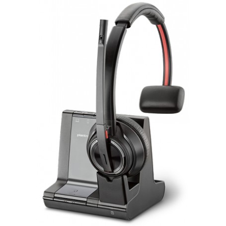 POLY W8210-M, MSFT Cuffia Padiglione auricolare Bluetooth Nero (207322-02)