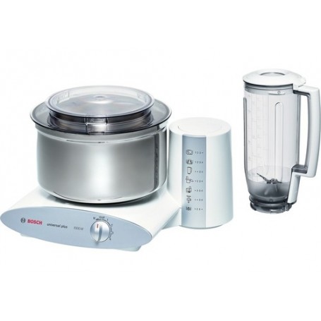 Bosch MUM6N21 robot da cucina 1000 W 2 L Acciaio inossidabile, Bianco (MUM6N21)