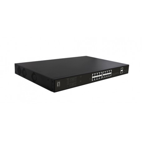 LevelOne GEP-2021 switch di rete Non gestito Gigabit Ethernet (10/100/1000) Supporto Power over Ethernet (PoE) 1U Ner (GEP-2021)