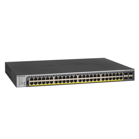 Netgear GS752TPP Gestito L2/L3/L4 Gigabit Ethernet (10/100/1000) Supporto Power over Ethernet (PoE) 1U Nero (GS752TPP-100EUS)
