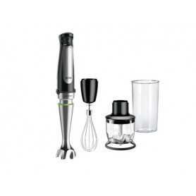 Braun MQ 7025X 0,6 L Frullatore ad immersione 1000 W Nero, Acciaio inossidabile (0X22111287)