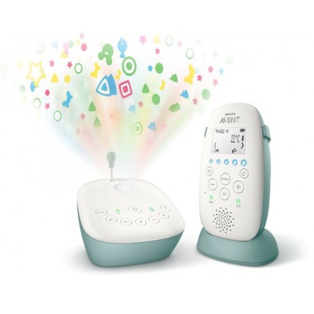 Philips AVENT SCD731/26 monitor video per bambino 330 m Verde, Bianco (SCD731/26)