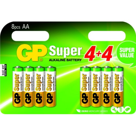 GP Batteries Super Alkaline AA Batteria monouso Stilo AA Alcalino (151232)