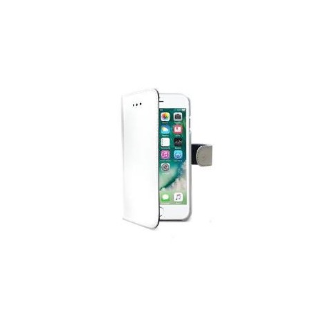Celly Wally custodia per cellulare 14 cm (5.5") Custodia a libro Bianco (WALLY801WH)
