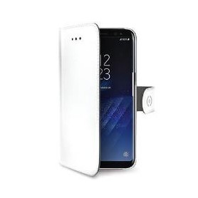 Celly Wally custodia per cellulare 15,8 cm (6.2") Custodia a libro Bianco (WALLY691WH)