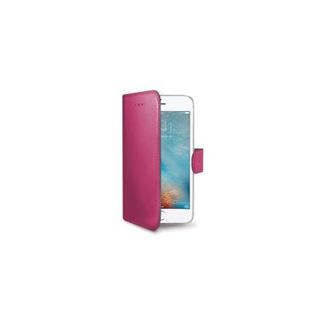 Celly Wally custodia per cellulare 11,9 cm (4.7") Custodia a libro Rosa (WALLY800PK)