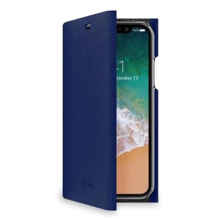 Celly SHELL900BL custodia per cellulare 14,7 cm (5.8") Cover Blu (SHELL900BL)