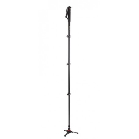 Manfrotto MVMXPROA4 monopiede per fotocamera 1/4, 3/8" Alluminio Nero (MVMXPROA4)