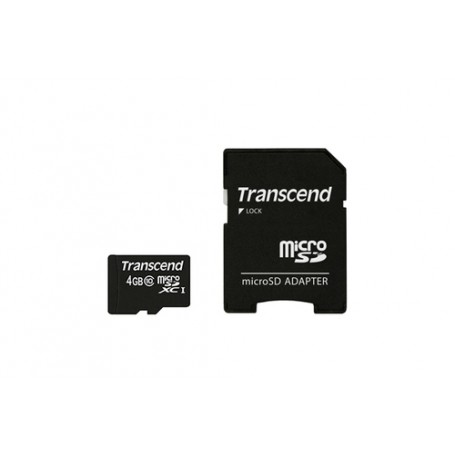 Transcend TS4GUSDHC10 memoria flash 4 GB MicroSDHC NAND Classe 10 (TS4GUSDHC10)