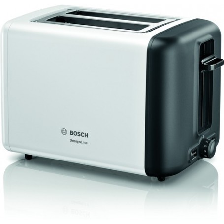 Bosch TAT3P421DE tostapane 2 fetta/e 970 W Nero, Bianco (TAT3P421DE)