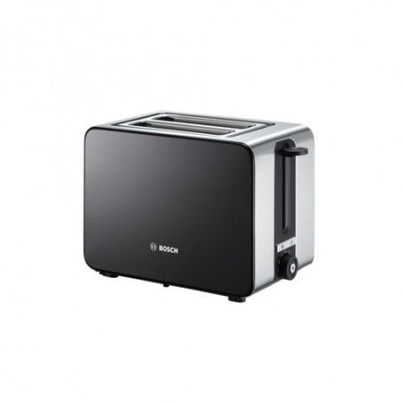 Bosch TAT7203 tostapane 2 fetta/e 1050 W Nero, Acciaio inossidabile (TAT7203)