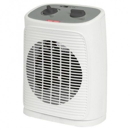 Clatronic HL 3762 Interno Grigio, Bianco 2000 W Riscaldatore ambiente elettrico con ventilatore (263953)