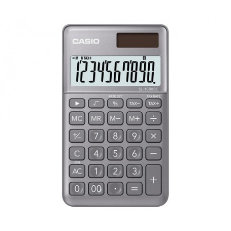 Casio CS-SL-1000SC-GY calcolatrice Tasca Calcolatrice di base Grigio (SL-1000SC-GY)