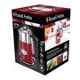 Russell Hobbs Retro Ribbon bollitore elettrico 1,7 L 2400 W Rosso, Argento (21670-70)