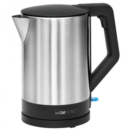 Clatronic WKS 3692 bollitore elettrico 1,5 L 2200 W Nero, Acciaio inossidabile (263833)
