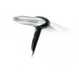 Grundig HD 6080 asciuga capelli 2200 W Nero, Argento (HD 6080)