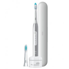 Oral-B Pulsonic Slim Luxe 4500 Adulto Spazzolino elettrico sonico Platino (4210201305675)