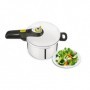 Tefal P2530738 pentola a pressione per piano cottura 6 L Nero, Acciaio inossidabile (P2530738)