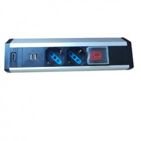 MULTIPRESA 2 SCHUKO 2 USB HDMI (NXMP2S2UH)