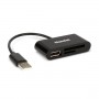 LETTORE MEMORIE SD/MICROSD USB-A (XZR101UA)