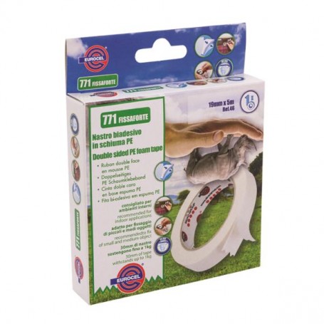 NASTRO BIADESIVO EURO 771 19MMX5MT (060107194)