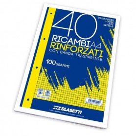 RICAMBI A4 RIGHE 4F 40FF 100GR (5339)