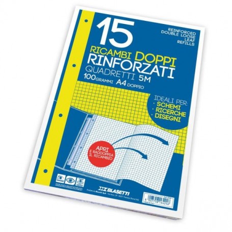RICAMBI RINF DOPPI A4 4M 15FF 100GR (6423A)