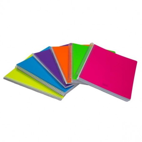 CF6 QUADERNO SPIRALE A5 1R 70F FLUO (976-1)